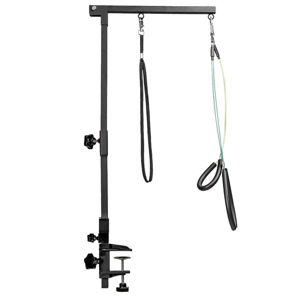 Telescopic Pet Grooming Stand with Sling