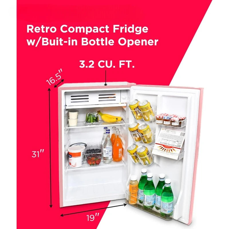 3.2 cu ft Compact Refrigerator