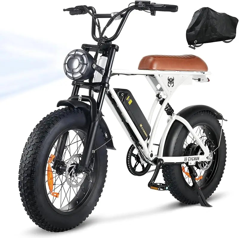 55miles moped style adults 20"Fat Tire ebike