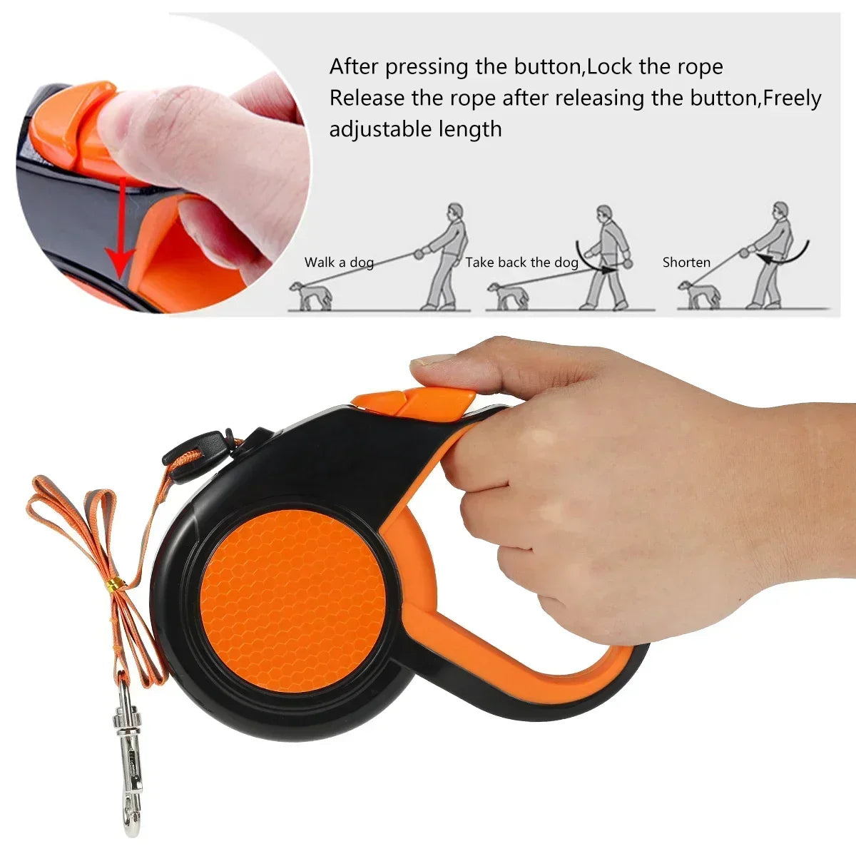 8M Retractable Dog Lead