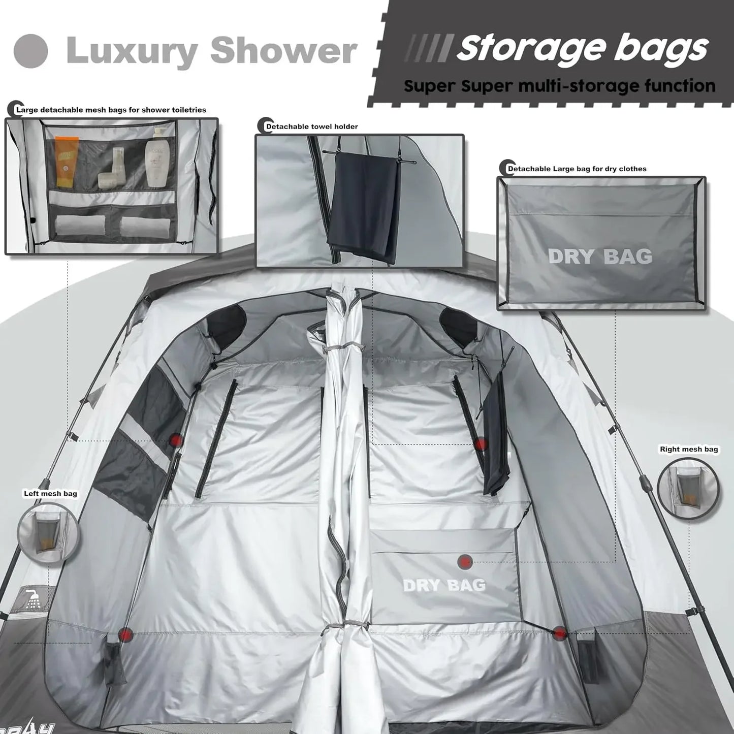 Deluxe Changing/Shower Tent