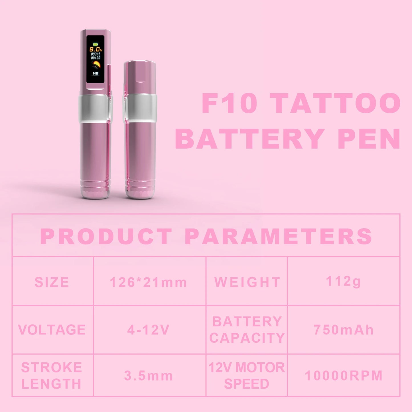 Professional Tattoo Pen Machines with Battery