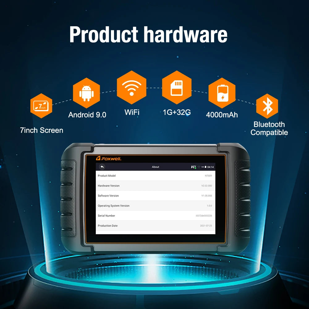 OBD2 Automotive Scanner Bi-directional Test EPB DPF 30+ Reset All System