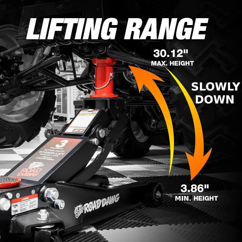 Hydraulic Low and High Profile Floor Jack