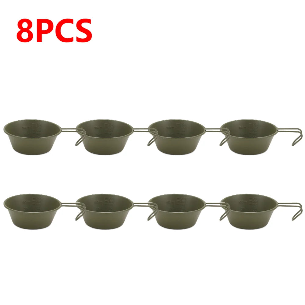 10-1pcs 300ML Camping Bowl With Handle