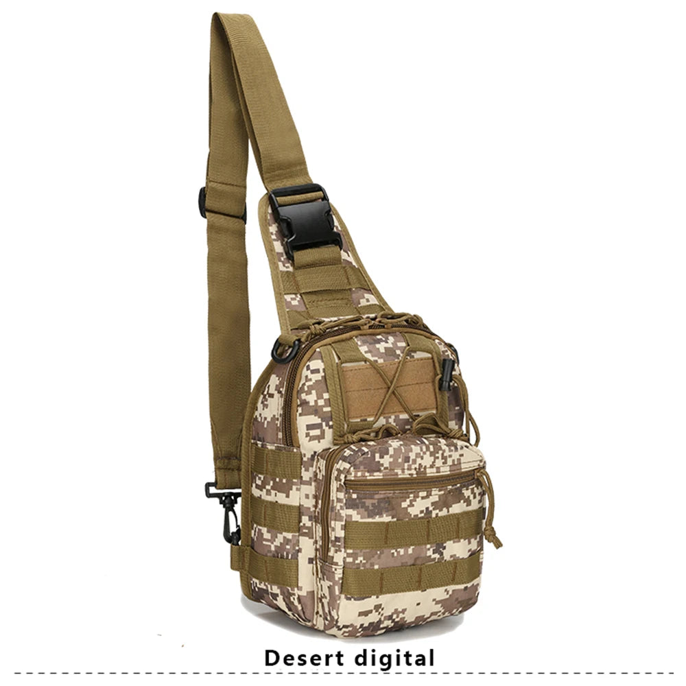 Men's Tactical Chest Bag for camping/hiking